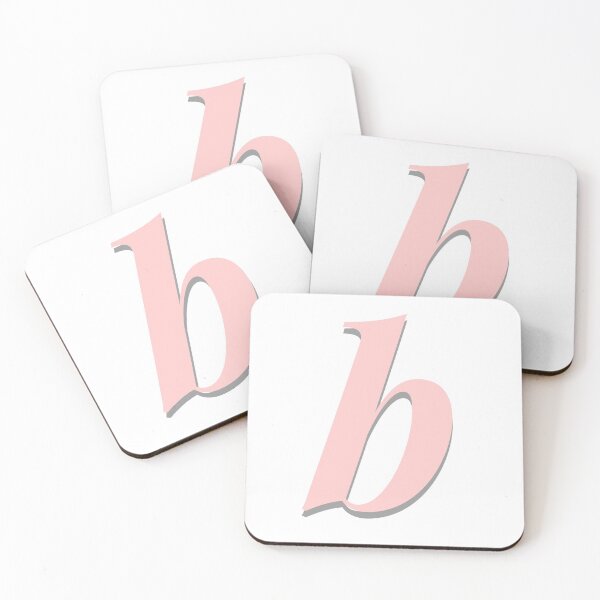 Item preview, letter B - pink with shadow designed and sold by b-carlson.