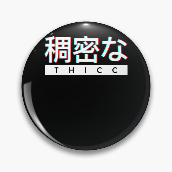 Artikelvorschau, Ästhetisches japanisches THICC-Logo entworfen und verkauft von Bill Asiant.