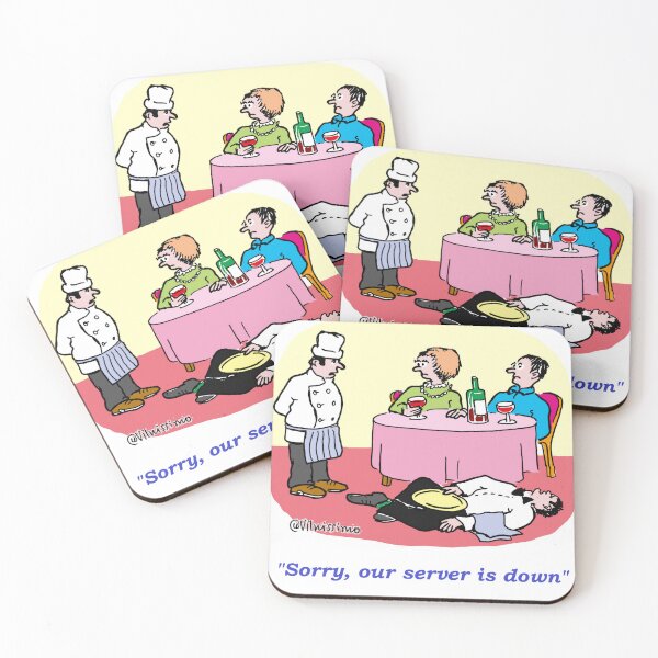 Item preview, Cartoon: our server is down designed and sold by Vilnissimo.