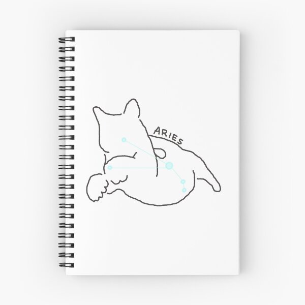 Item preview, Aries Zodiac Cat – Minimalist Astrology Gift designed and sold by MinimalMiau.