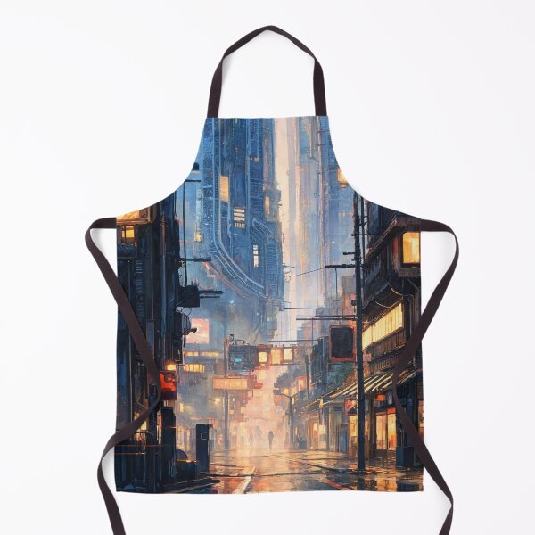 Item preview, Towers - Fading in the Cyber Dusk designed and sold by Serendigity.Art.