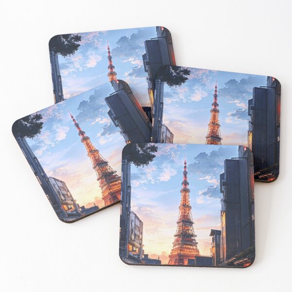 Item preview, Japanese Scenery: Tokyo Tower Nostalgia designed and sold by Serendigity.Art.