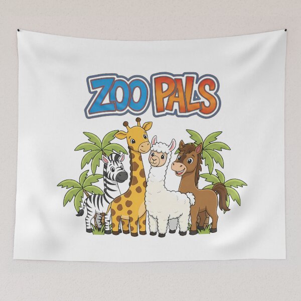 Item preview, Safari Friends - Zoo Pals designed and sold by Art-Arcade6.