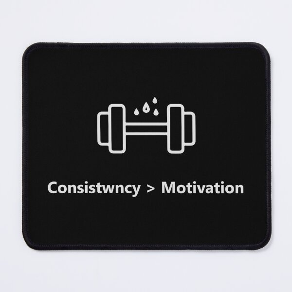 Item preview, Consistency Over Motivation Gym Shirt, Fitness Discipline Quote Tee, Workout Motivation Typography T-Shirt designed and sold by Design-Pro-21.
