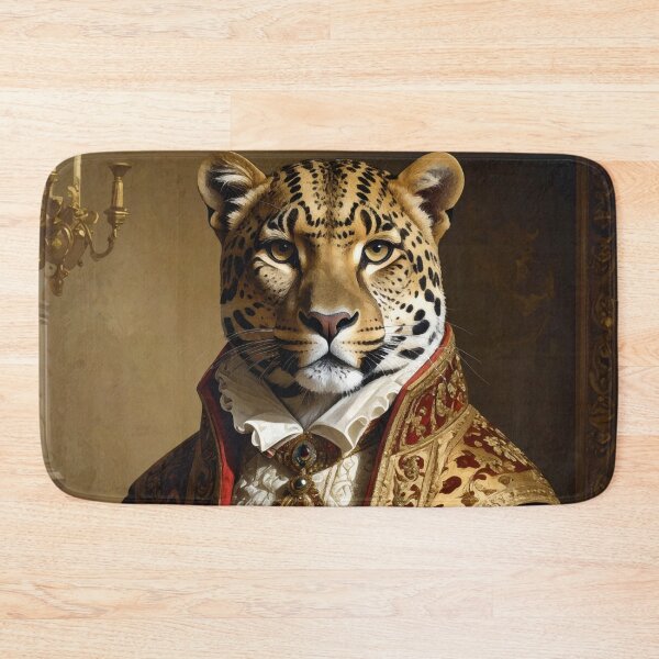 Item preview, Elegant Royal Leopard Renaissance Portrait designed and sold by Rutvain.