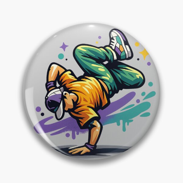 Item preview,  The Colorful B-Boy Freeze. designed and sold by HubiUrbanStudio.