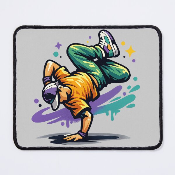 Item preview, The Colorful B-Boy Freeze. designed and sold by HubiUrbanStudio.