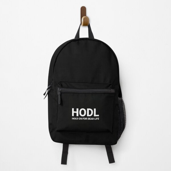 Item preview, HODL - Hold On For Dear Life! (black) designed and sold by MotionBanana Art.