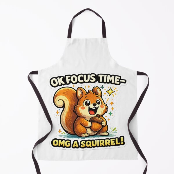 Item preview, Cute ADHD Hyperfocus Squirrel Shirt designed and sold by Mamma Goose.