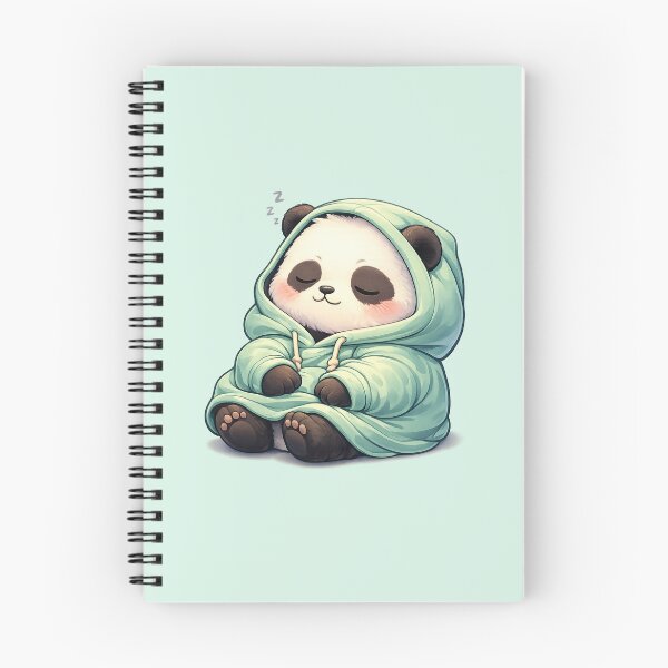 Item preview, Sleepy Panda in Cozy Mint Hoodie designed and sold by Raddoodles.