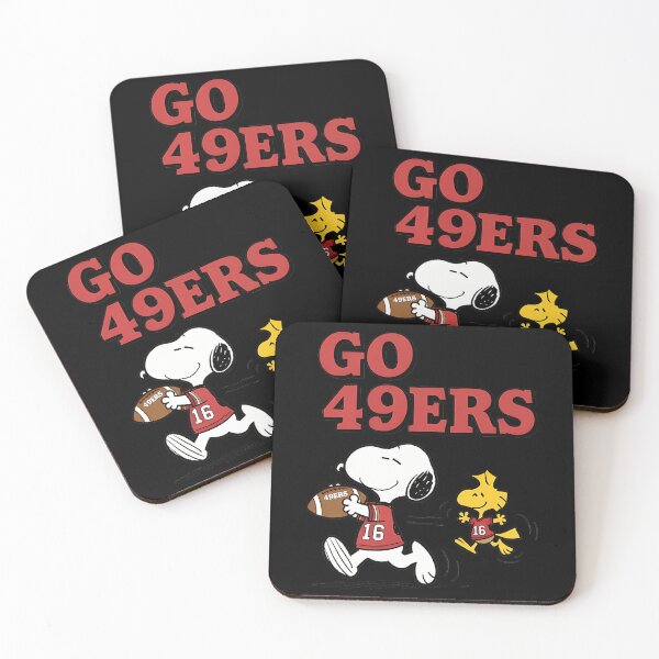Item preview, Go 49Ers Snoopy And Woodstock Football designed and sold by CuriousArtistry.