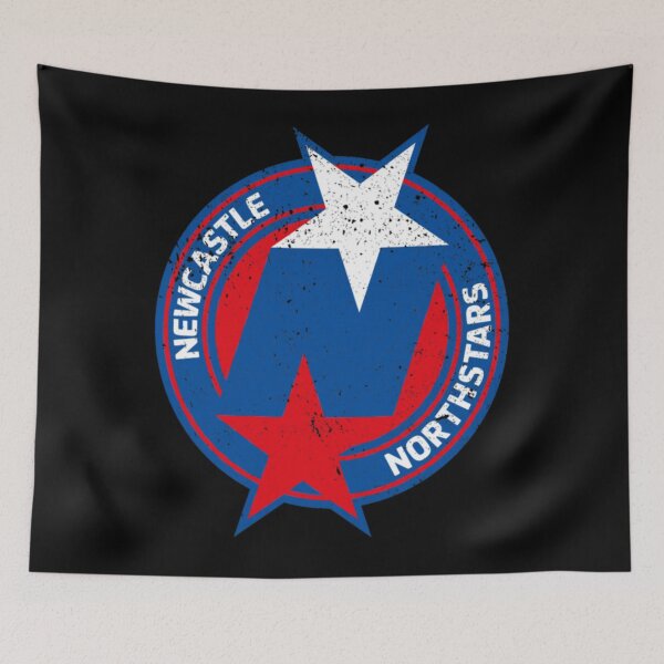 Item preview, Alternate Newcastle North Stars Logo Blue Texture  designed and sold by Bill Asiant.