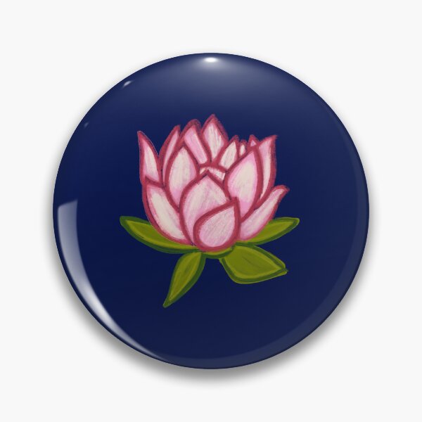 Item preview, Pink Lotus/muggu/ kolam/Lotus Flower - Dark Background designed and sold by ShreecreatE.