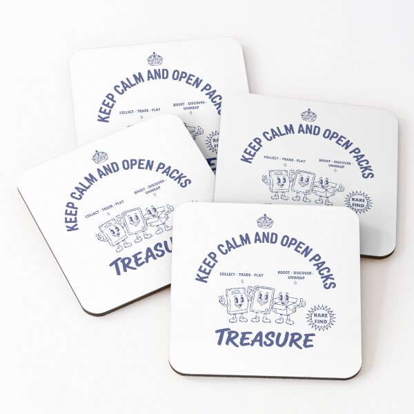 Item preview, Keep Calm And Open Packs Treasure Trading Card designed and sold by LuminOrb.