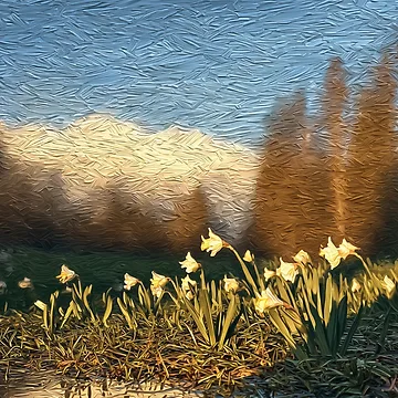 Artwork thumbnail, Early Spring Flowers by Stellar Geometry