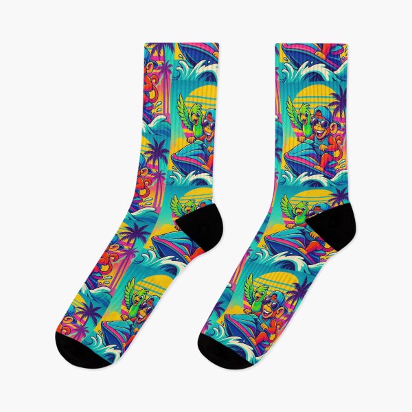 Item preview, Jet Ski Monkey & Parrot – Tropical Ride designed and sold by Dogandesighn.