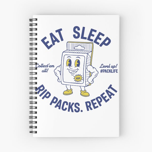 Item preview, Trading Card Eat Sleep Rip Packs Repeat Booster designed and sold by LuminOrb.