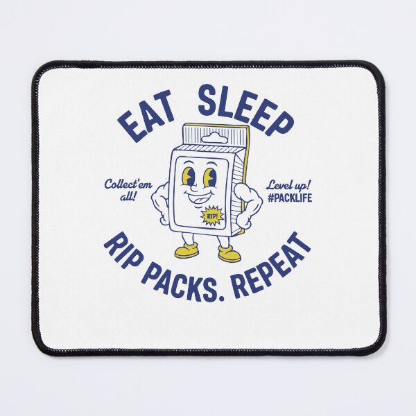 Item preview, Trading Card Eat Sleep Rip Packs Repeat Booster designed and sold by LuminOrb.