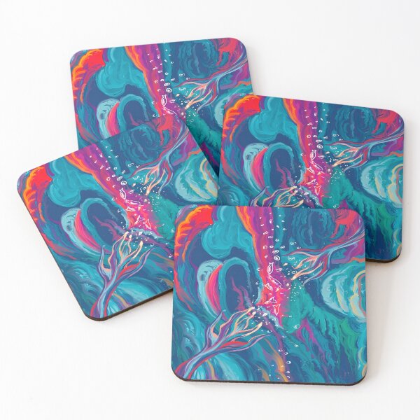Item preview, Abstract Underwater Scene with Fish designed and sold by Bappy888.