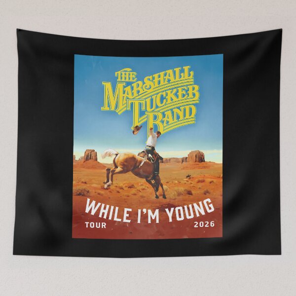 Artikelvorschau, Marshall Tucker While I Young Tour 2026 entworfen und verkauft von CuriousArtistry.