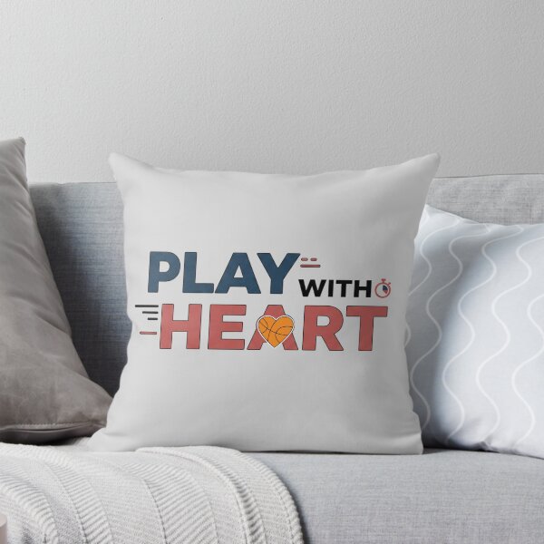 Item preview, Play With Heart - Motivational Basketball Graphic designed and sold by LoudVictory.