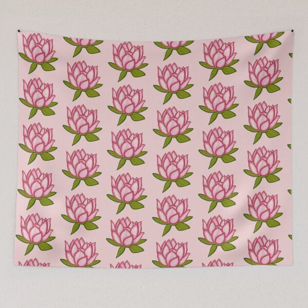 Item preview, Copy of Pink Lotus/muggu/ kolam/Lotus Flower - Light Background designed and sold by ShreecreatE.