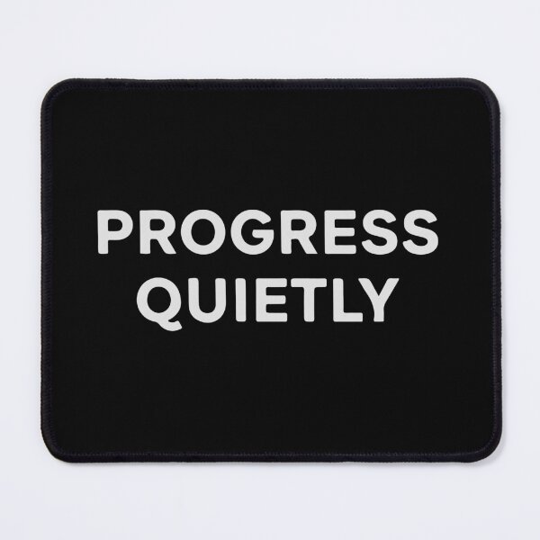 Item preview, Progress Quietly Motivational Shirt, Minimalist Success Mindset Quote Tee, Self Improvement Typography T-Shirt designed and sold by Design-Pro-21.
