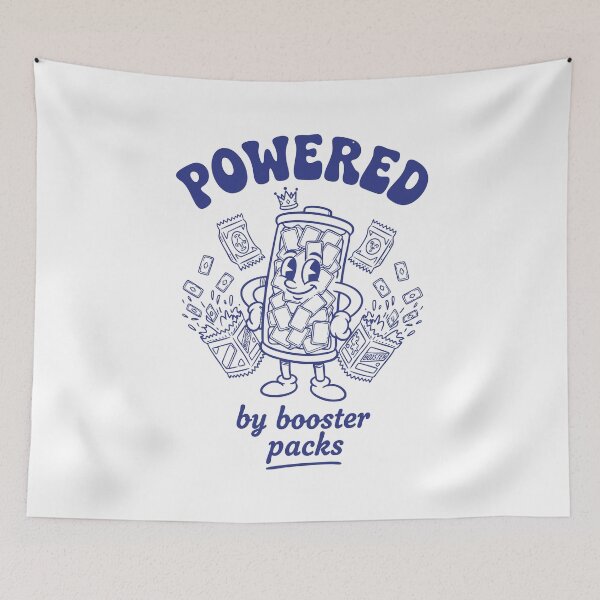 Item preview, Powered By Booster Packs Trading Card Collector designed and sold by LuminOrb.