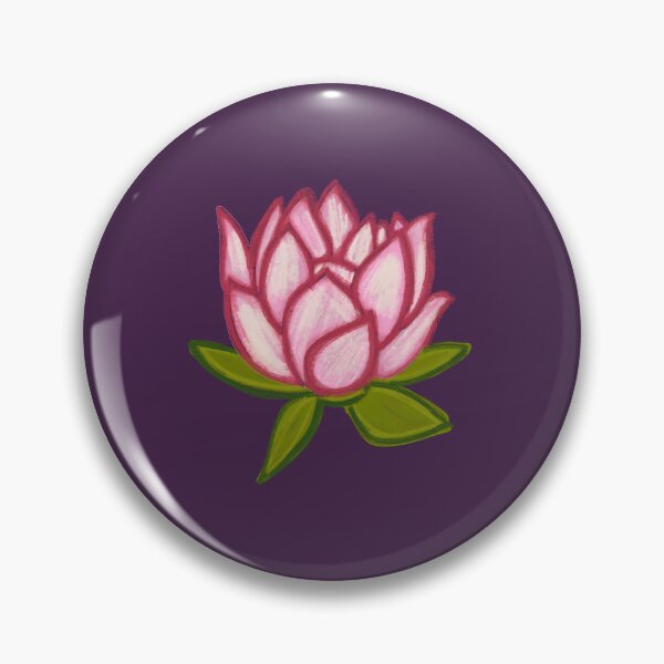 Item preview, Pink Lotus/muggu/ kolam/Lotus Flower - Dark Background designed and sold by ShreecreatE.