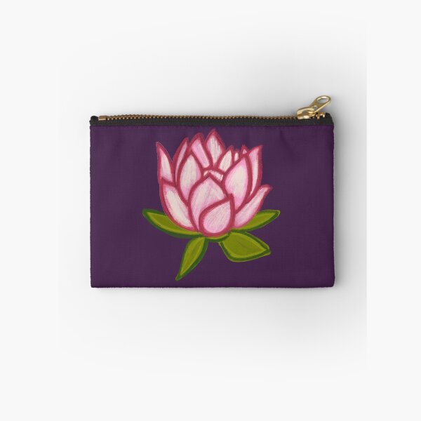 Item preview, Pink Lotus/muggu/ kolam/Lotus Flower - Dark Background designed and sold by ShreecreatE.