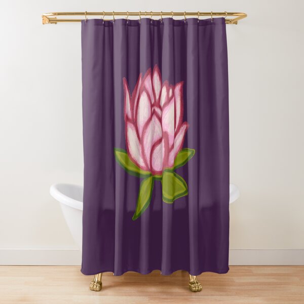 Item preview, Pink Lotus/muggu/ kolam/Lotus Flower - Dark Background designed and sold by ShreecreatE.