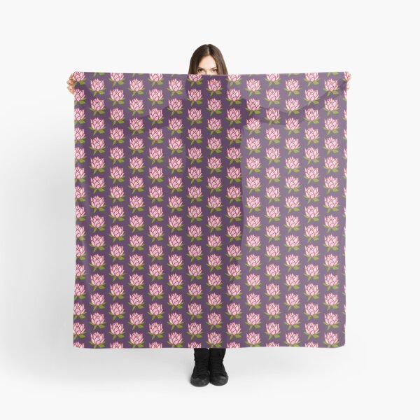 Item preview, Pink Lotus/muggu/ kolam/Lotus Flower - Dark Background designed and sold by ShreecreatE.