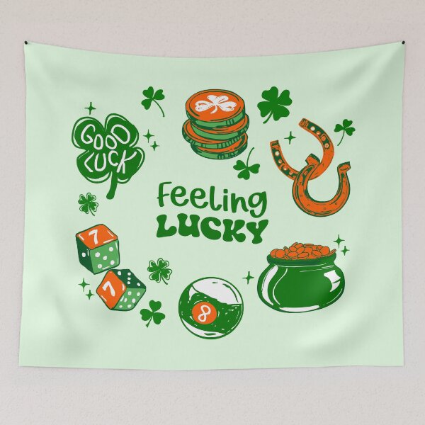 Item preview, Trendy Feeling Lucky – St. Patrick’s Day Illustration designed and sold by MaiZephyr.