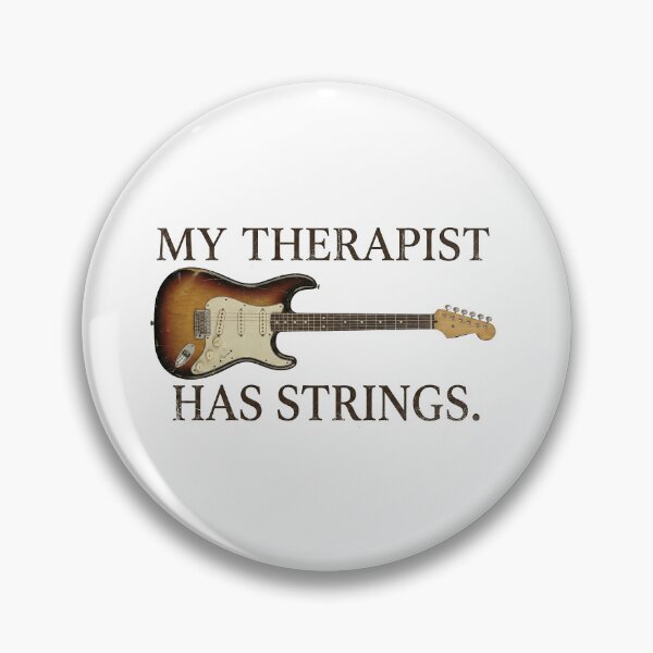 Item preview, My Therapist Has Strings Electric Guitar designed and sold by Lumière Color Studio.