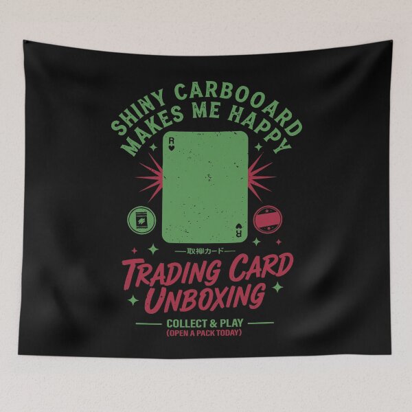 Item preview, Shiny Carbooard Makes Me Happy Trading Card designed and sold by LuminOrb.