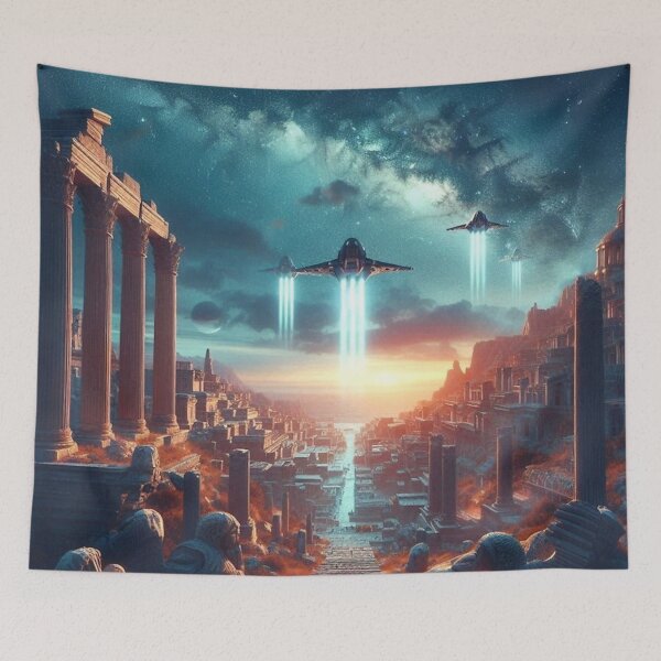 Item preview, Lost Civilization – Futuristic Horizon designed and sold by Dogandesighn.