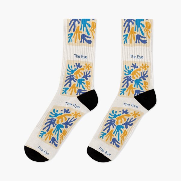 Item preview, Abstract shapes in orange and blue, Matisse style designed and sold by paulrommer.