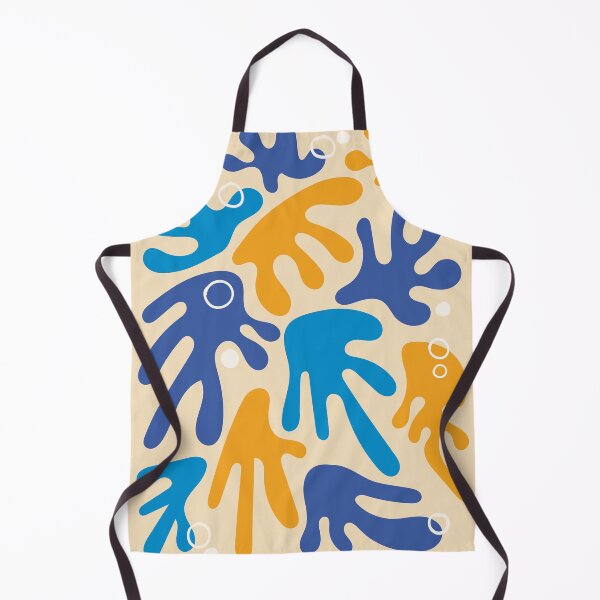 Item preview, Abstract shapes in orange and blue, Matisse style designed and sold by paulrommer.