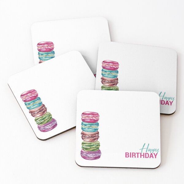 Item preview, Macarons - Happy Birthday designed and sold by Jensphotos.