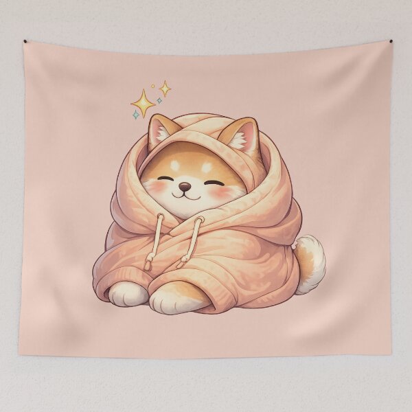 Item preview, Cozy Burrito Shiba Wrapped Up designed and sold by Raddoodler.