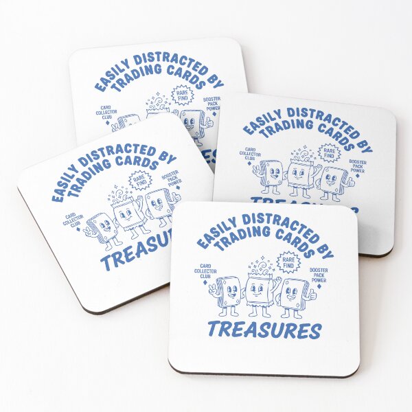 Item preview, Easily Distracted By Trading Cards Treasures Rare designed and sold by LuminOrb.