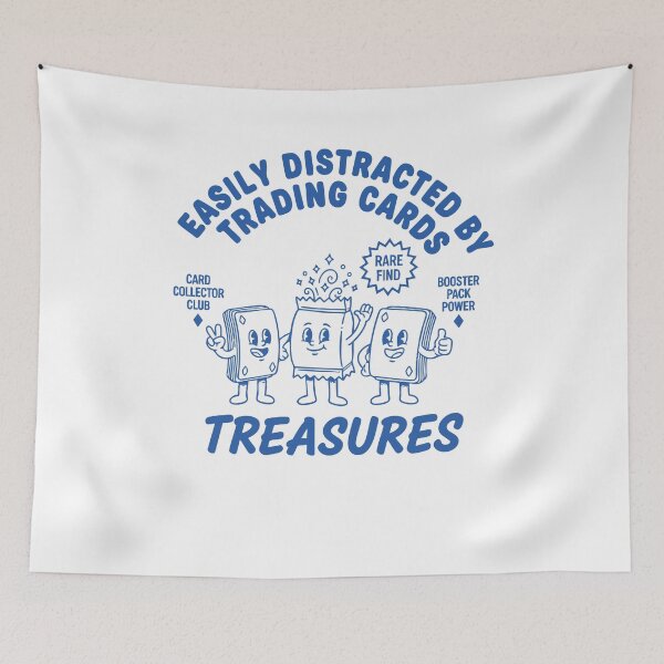 Item preview, Easily Distracted By Trading Cards Treasures Rare designed and sold by LuminOrb.