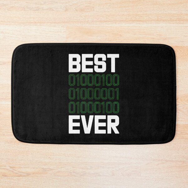 Item preview, Best DAD Ever Binary Code ASCII Funny IT designed and sold by MagicWander.