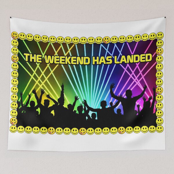 Item preview, The Weekend Has Landed designed and sold by mrmarkeden.