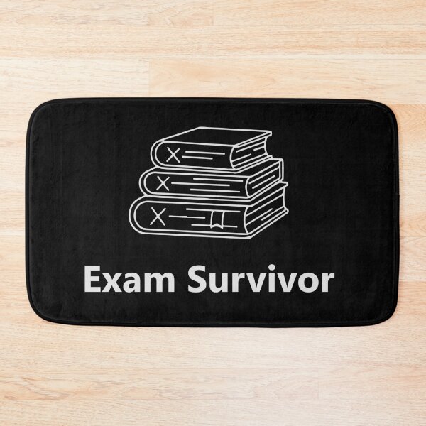 Item preview, Exam Survivor Shirt, Funny Student Graduation Tee, Study Life Humor Typography T-Shirt designed and sold by Design-Pro-21.