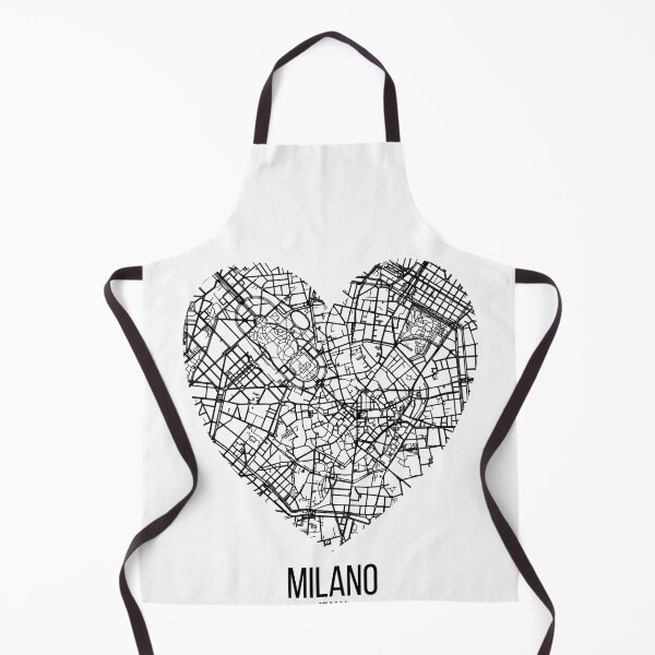 Item preview, Milan Italy poster map designed and sold by DopamineDr0p.