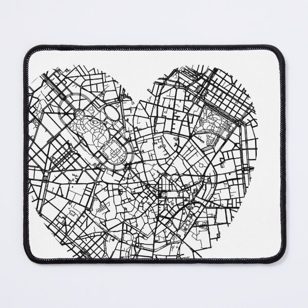 Item preview, Milan Italy poster map designed and sold by DopamineDr0p.