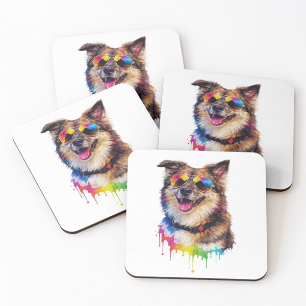 Item preview, Cool Pop Art Dog with Sunglasses designed and sold by pongskiepongs.