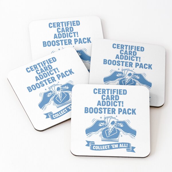 Item preview, Certified Card Addict Booster Pack Collect Em All designed and sold by LuminOrb.