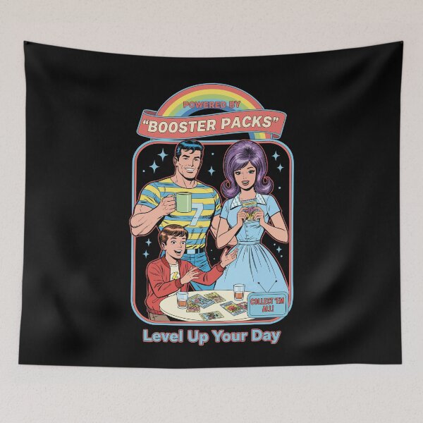 Item preview, Powered By Booster Packs Level Up Your Day Trading designed and sold by LuminOrb.
